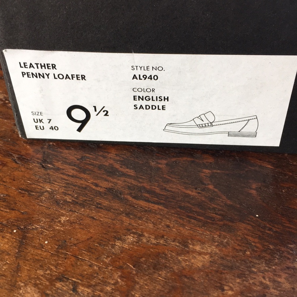 J. Crew Cognac Leather Penny Loafers - Picture 5 of 8